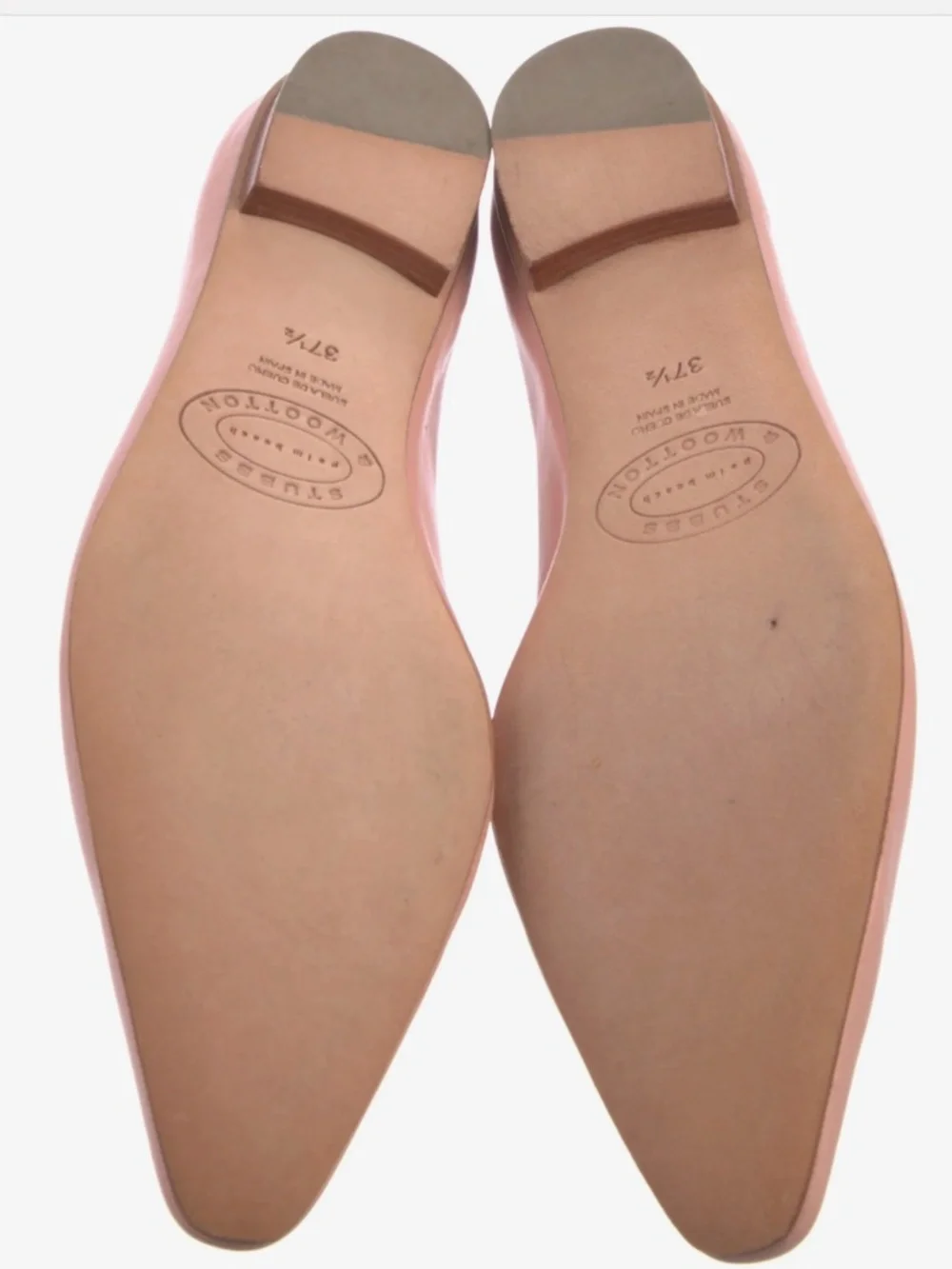 Stubbs & Wootton Leather Ballet Flats